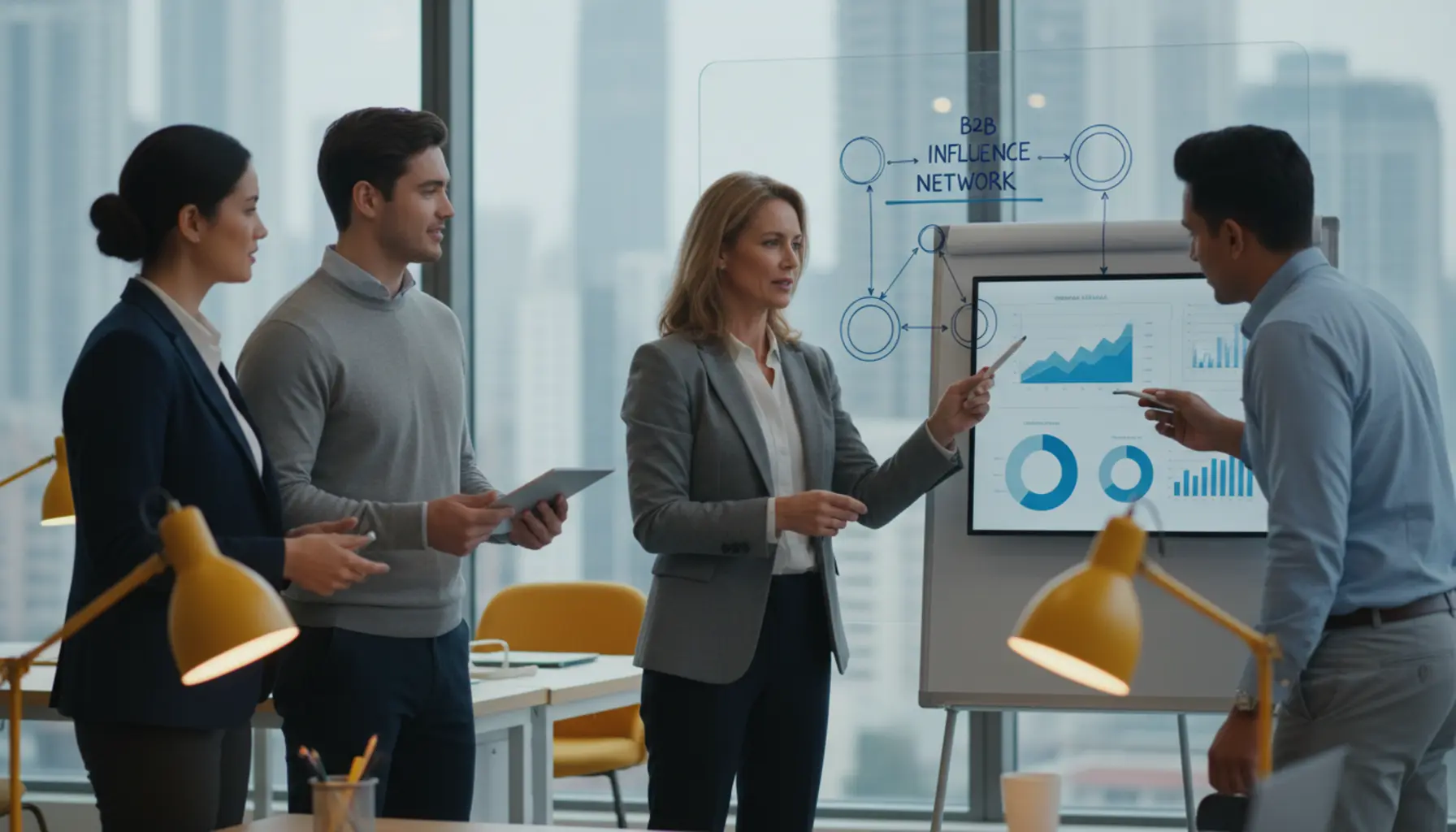 influencer marketing b2b w strategii marketingowej firmy opisuje współpracę z ekspertami