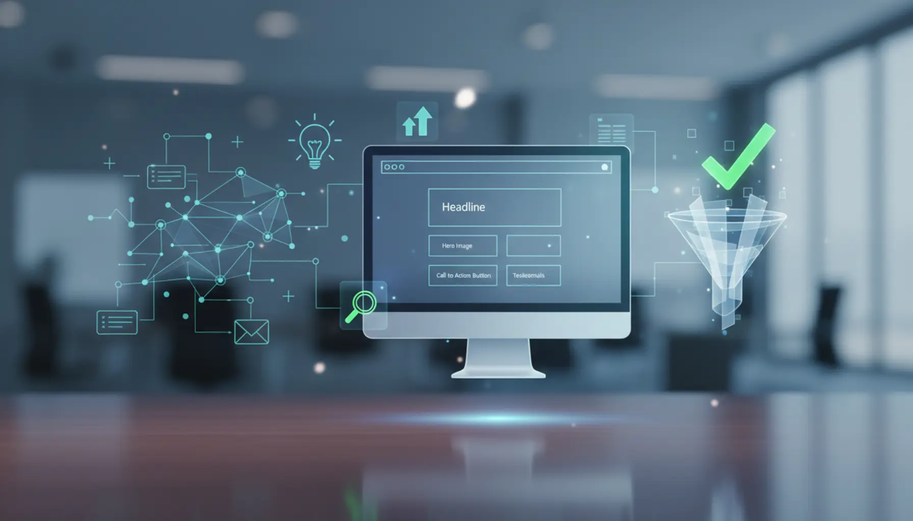 Engaging landing page visuals tips high converting landing page